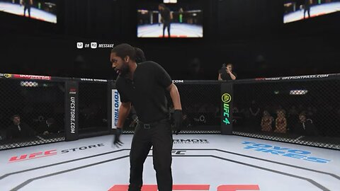 UFC 4 - WHITTAKER VS A TANKED CAF GAMEPLAY (NO COMMENTARY)