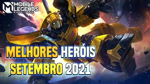 TOP 5 MELHORES HERÓIS DE CADA CLASSE | SETEMBRO 2021 | MLBB