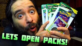 Opening a BUNCH of Pokemon Booster Packs! *DO I GET ANYTHING??!* | 8-Bit Eric