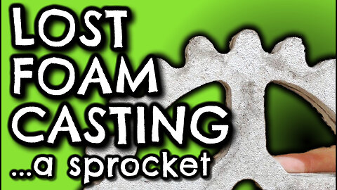 lost foam casting an aluminium GEAR or sprocket - by VOGMAN