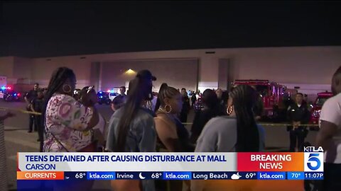 Over 200 Rioting And Fighting 'Youths' Shut Down A Mall In California