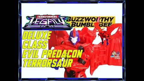 ⚠️🦖[IMPERDÍVEL]Transformers Buzzworthy Bumblebee Deluxe Class Evil Terrorsaur