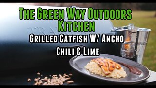 Episode 14 Recipe: Grilled Catfish W/ Ancho Chili & Lime
