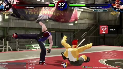 Choya Butt wolf stomp! Clipped by bxjacky [Virtua Fighter 5: Ultimate Showdown]
