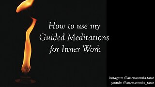 Guide to my Guided Meditations so far