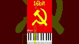 Soviet Anthem but every time more and more bits (@musicoscinicos) - Octave Piano Tutorial