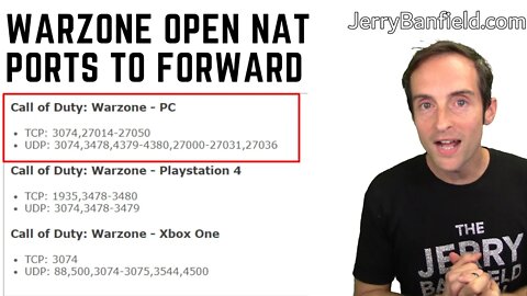 How To Get Open NAT Type on Call of Duty Warzone (Fix Moderate and Strict NATs) by Opening Ports