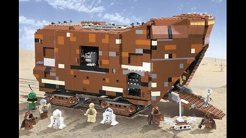 Building Lego 10144 Sandcrawler