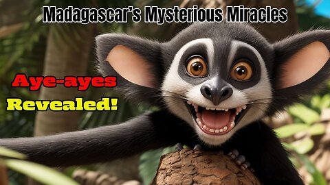 Madagascar’s Mysterious Miracles : Aye-ayes Revealed!#aye aye#animal aye aye#aye lemur.