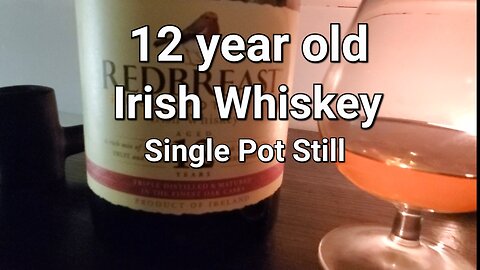 Sampling 12 year old Irish Whiskey