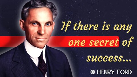 Meet HENRY FORD through his words and thoughts