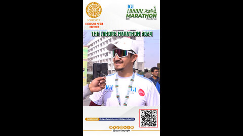 🌟Participant Spotlight: M. Sadiq's Heartfelt Appreciation for Lahore Marathon 2024!