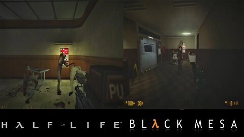 Half Life Vs Black Mesa Short (Office Complex)