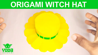 How To Make an Origami Witch Hat - Easy And Step By Step Tutorial