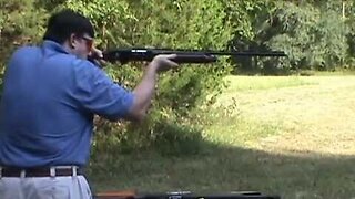 high power live fire slug shooting test Lion X3 automatic shotgun