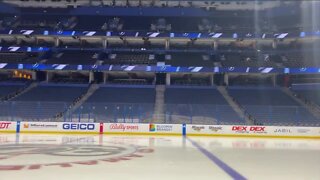 Amalie Arena giving behind the scenes tours