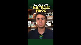 Nikolas Ferreira chama Lula de mentiroso feroz