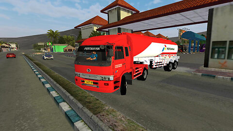 Nissan Pk260 Oil Tanker Test Drive | Bus Simulator Indonesia | Truck MOD Gameplay | MOD BUSSID