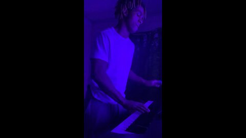 Dancing on the piano listening to No Love by SZA