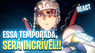 REACT - TRAILER 2 Kimetsu no Yaiba ( DEMON SLAYER ) 2° TEMPORADA