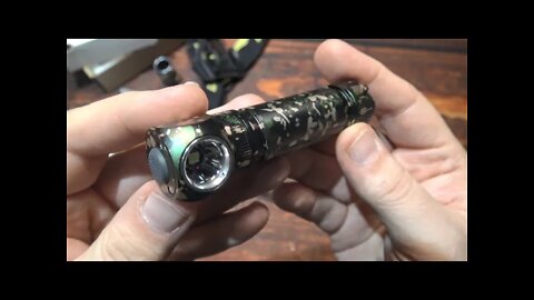 AstroLux HL02 Head Lamp/Angle Flashlight Kit Review! (Camouflage)