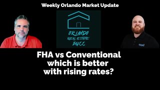 FHA vs Conventional Loan | Which is better with rates increasing?