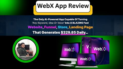 WebX Review - AI-Powered Websites Builder