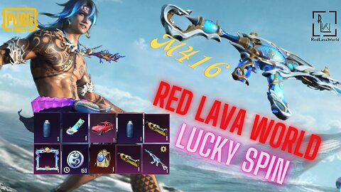 12,000 UC Spent | Red Lava World | M416 Upgradable Skin Spin | Sea Breeze Myth