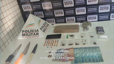 Operação cumpre mandado de busca e apreende drogas em Caratinga