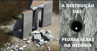 A destruição das Pedras Guia da Geórgia ou American Stonehenge com os Dez Mandamentos da NOM