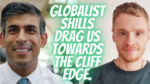 Globalist shills drag us towards the cliff edge.