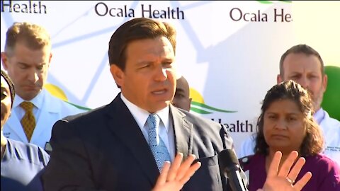 Florida Gov DeSantis Announces New Monoclonal Antibody Pre-Treatment For COVID