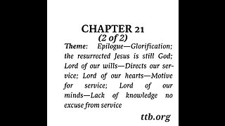 John Chapter 21 (Bible Study) (2 of 2)