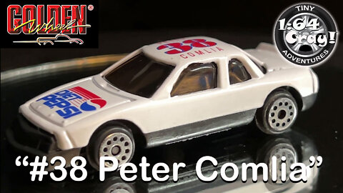 “#38 Peter Comlia” in White/Pepsi Livery.- Model by Golden Wheel