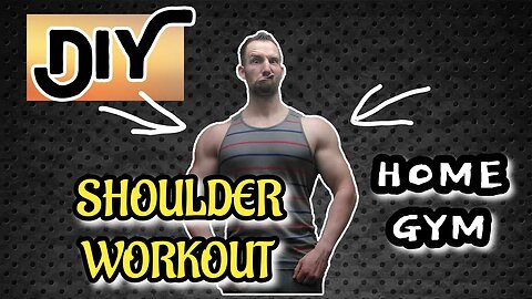 How to Build Shoulders With DIY Gym!