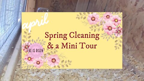 Spring cleaning and a Mini Tour