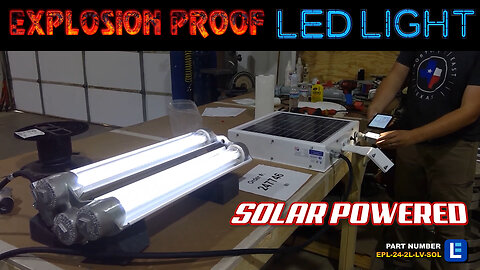 Solar Powered Explosion Proof LED Lighting