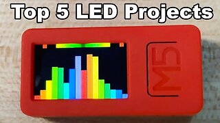 Top 5 C++ LED Audio Projects Projects - Dave's Garage - ESP32 & Arduino