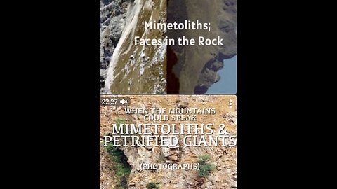 When mountains could talk - Mimetoliths & petrified giants photographs