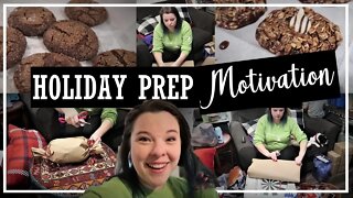 Wrap With Me//Holiday Prep Motivation//Bake With Me