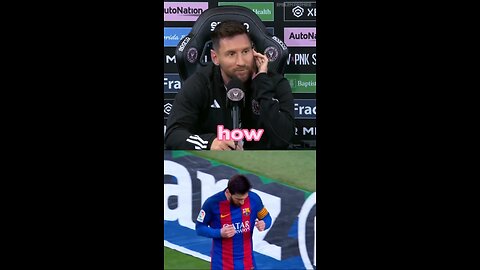 interviewer made messi to speak English 😂