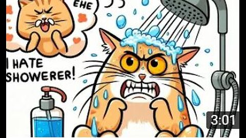 CATS DON´T LIKE WATER!