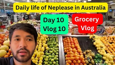 Grocery vlog | Day 10 | Nepalese Daily Life in Australia 2023 | Bhuwan chaulagain #vlog