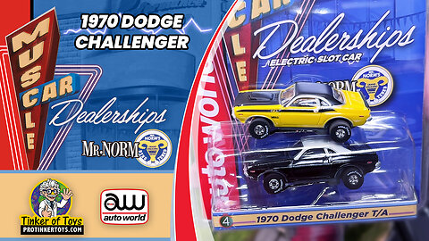 4 - Mr. Norm's - 1970 Dodge Challenger T/A - Muscle Car Dealership - Thunderjet - Release 3 | SC385