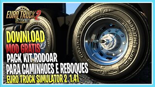 PACK KIT RODOAR PARA TODOS CAMINHÕES DO EURO TRUCK SIMULATOR 2 1.41