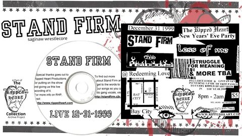 Stand Firm 💿 Live Soundboard 12-31-1999. Saginaw Bay Christian Hardcore.