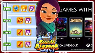 Subway Surfers Polo Norte 2021 | Xbox Games With Gold de Janeiro 2022 | Recorde com Jolien