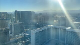 ferris wheel ride with a hreat view of las vegas!