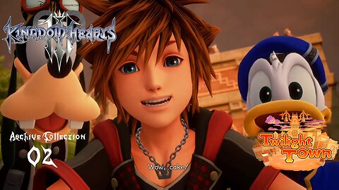 Kingdom Hearts III(Archive Collection) - Part 2: Twilight Town (No Commentary)