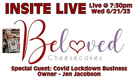 INSITE LIVE w/ Special Guest: Covid Lockdown Business Owner - Jen Jacobson